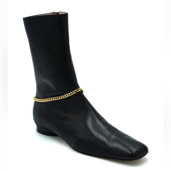 Ilio Smeraldo Tylynn Leather Ankle Boots w/o chain - Picture 15 of 16